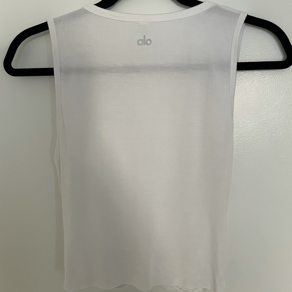 Alo Cover Tank – White - Picture 8 of 9
